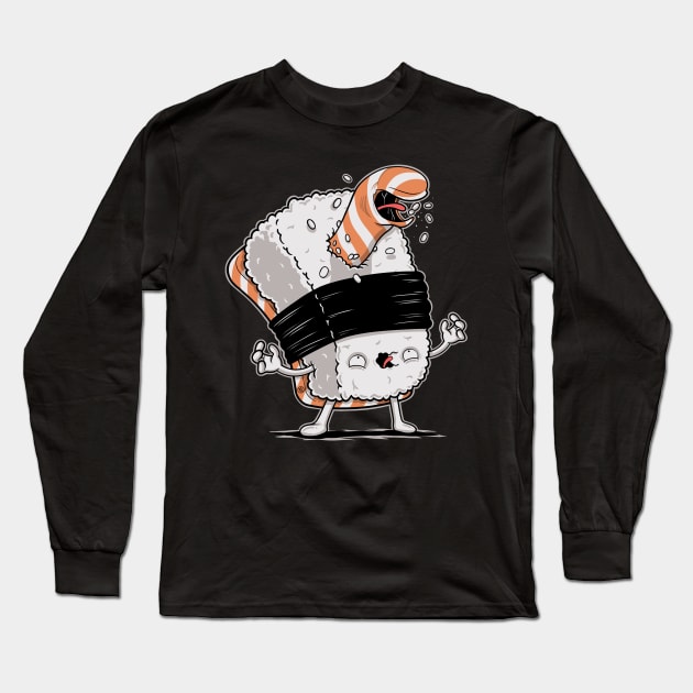 SUSHI ALIEN Long Sleeve T-Shirt by FernandoSala